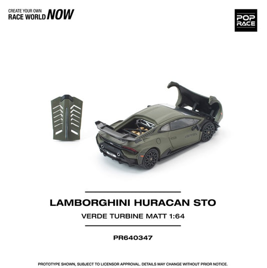 Lamborghini Huracán STO Verde Turbine Matt