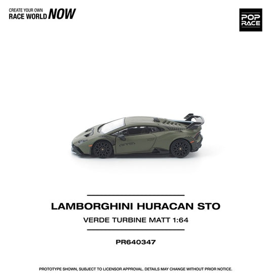Lamborghini Huracán STO Verde Turbine Matt