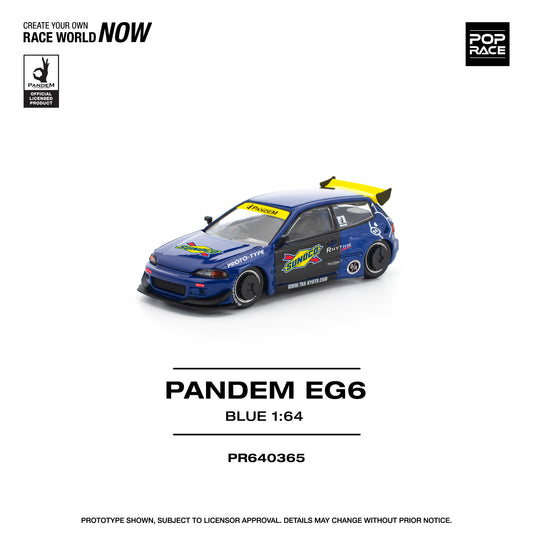 Pandem Civic EG6 Blue/Black