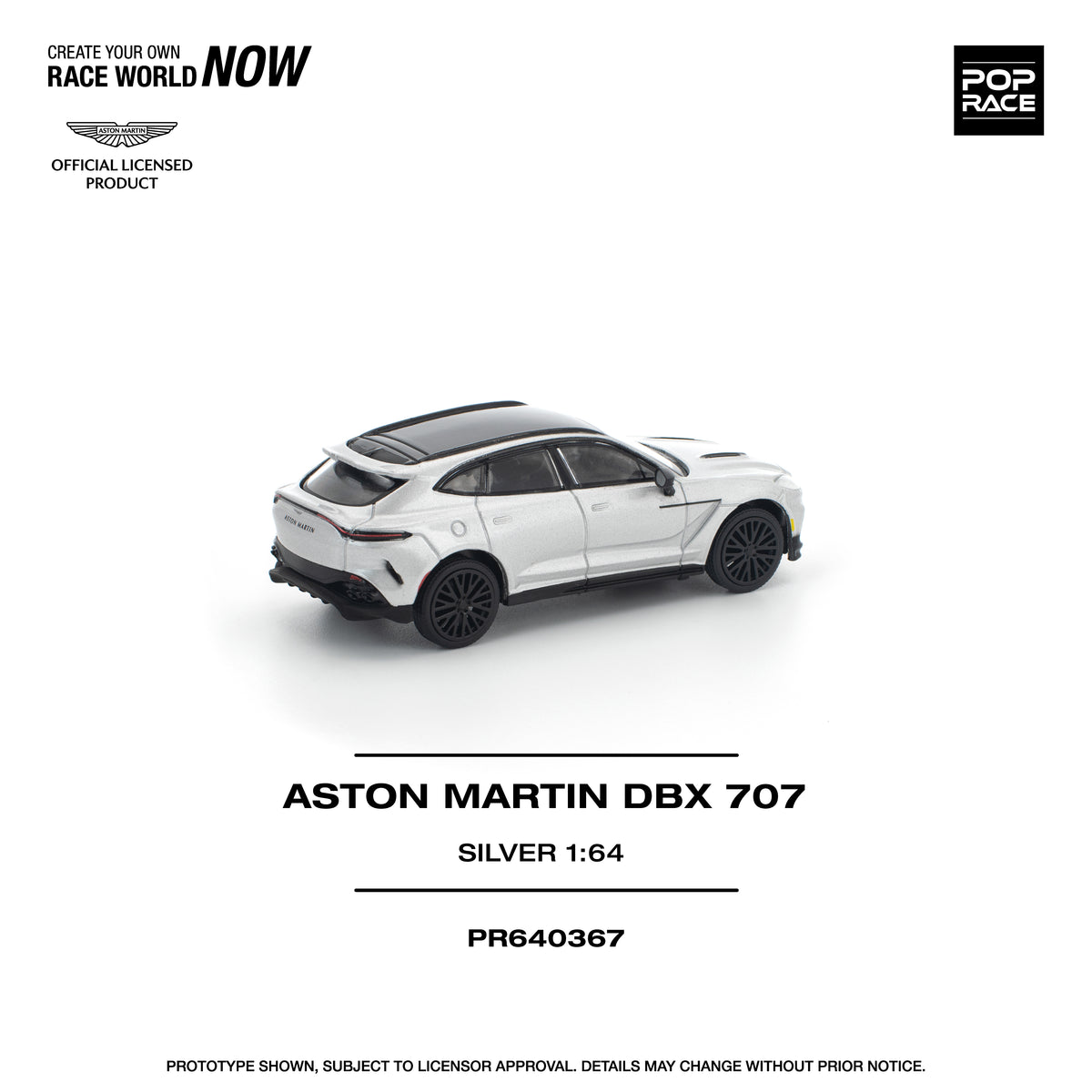 Aston Martin DBX 707 Silver