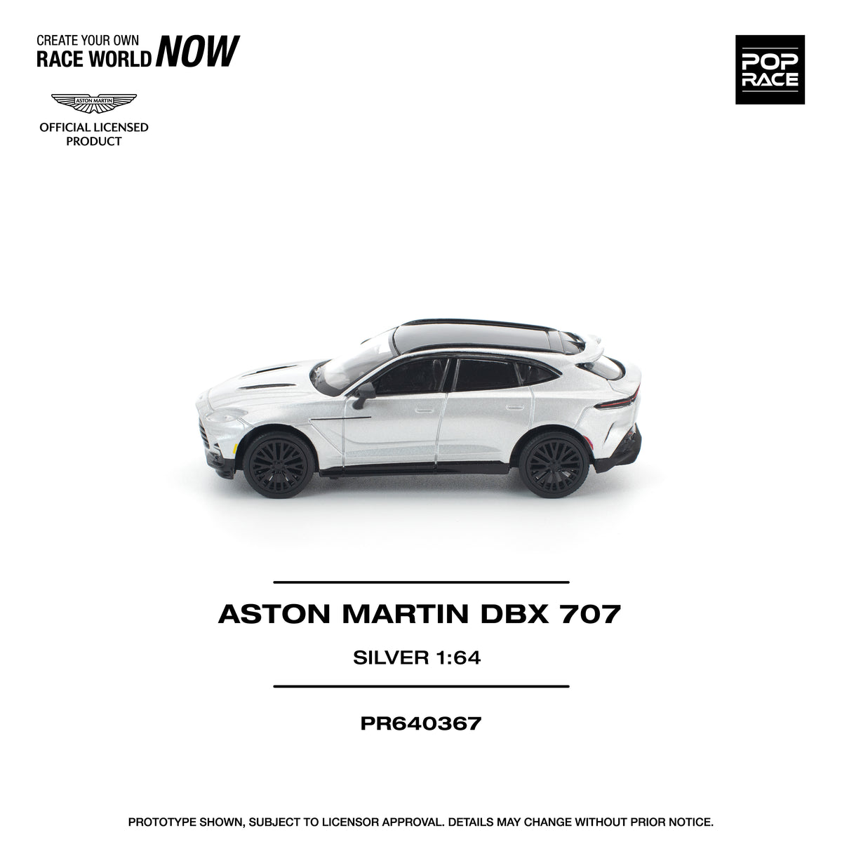 Aston Martin DBX 707 Silver