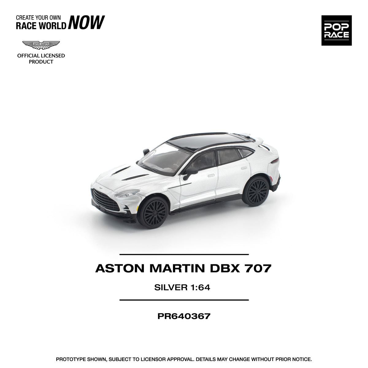 Aston Martin DBX 707 Silver