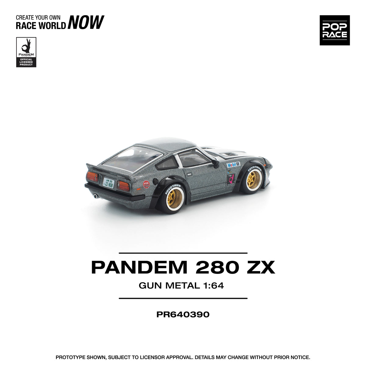 Pandem 280ZX Gun Metal