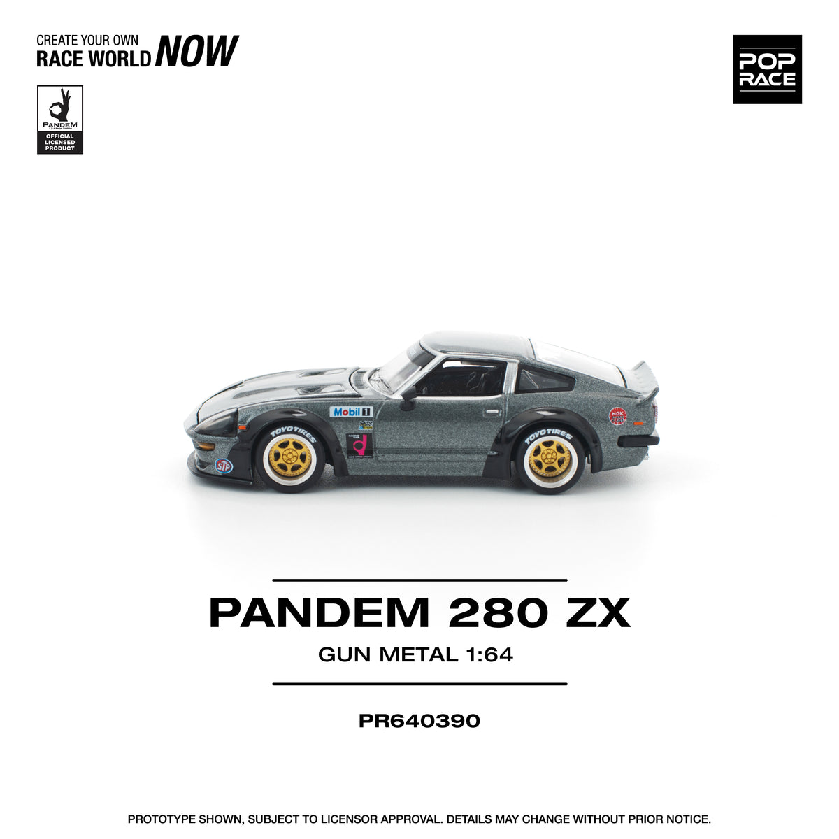 Pandem 280ZX Gun Metal