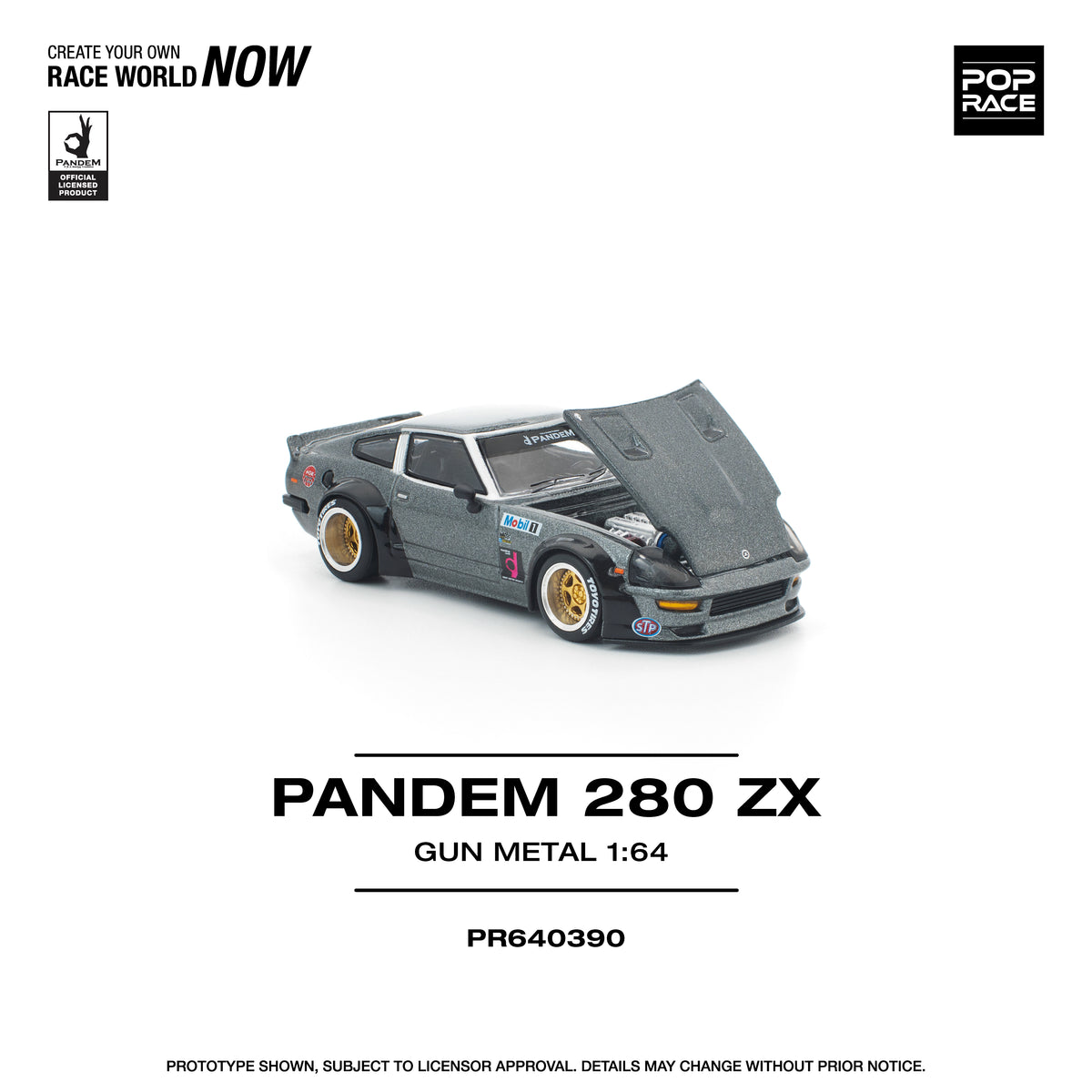 Pandem 280ZX Gun Metal