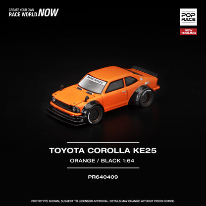 Toyota Corolla KE25 Orange