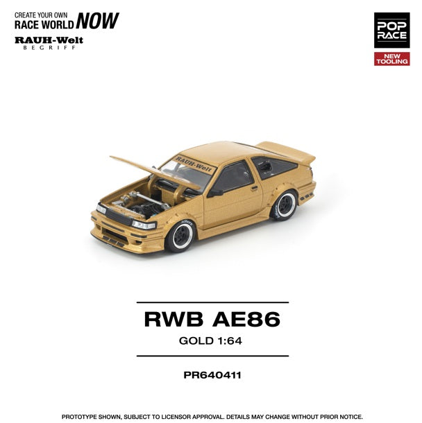 RWB AE86 Gold