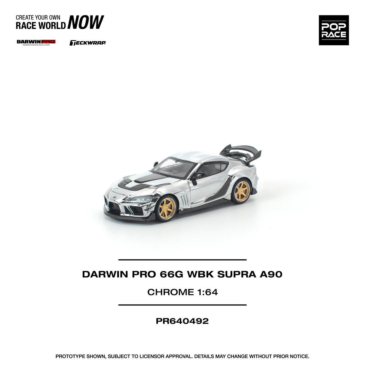 Darwin Pro 66G WBK Supra A90 Silver Chrome