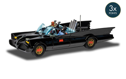 Batmobile with Batman and Robin